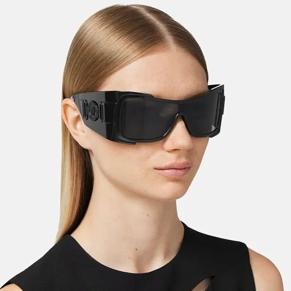 Versace | Accessories | New Ve445 Gb187 Black Versace Shield  display picture 2